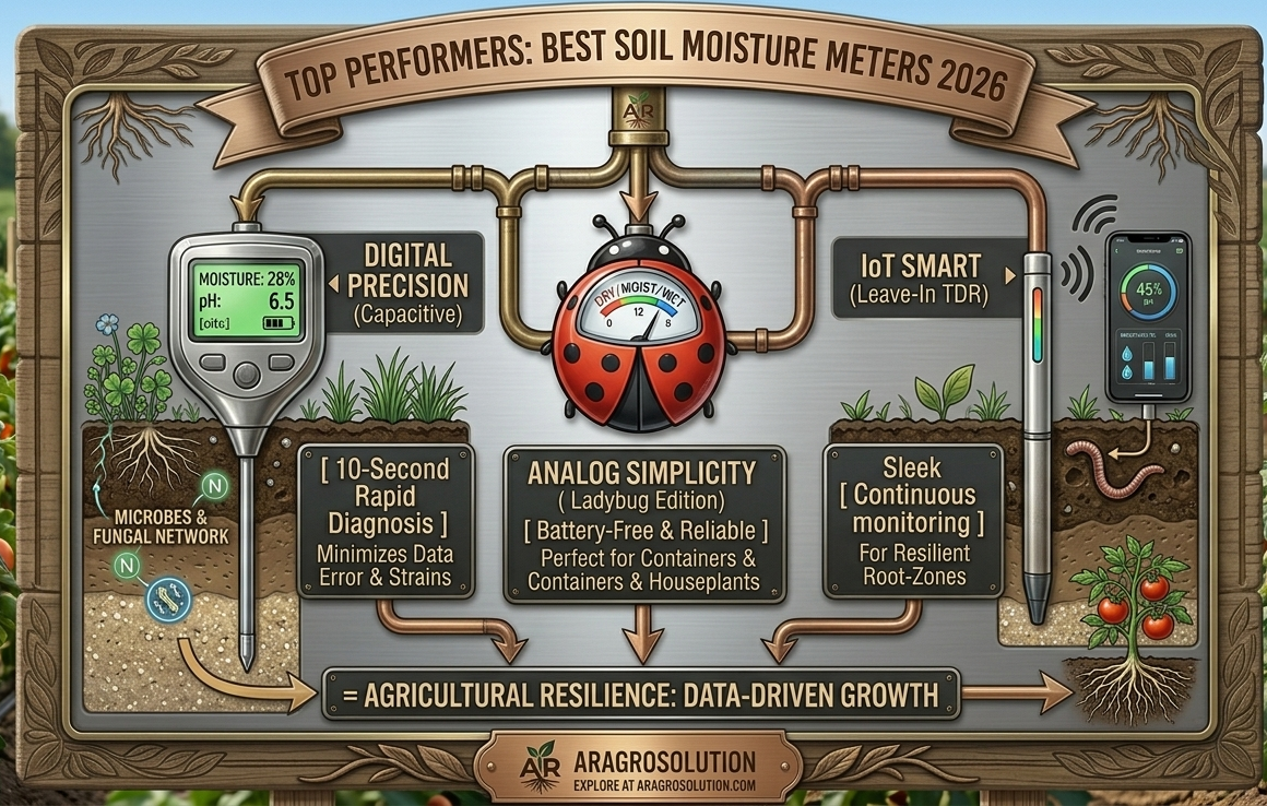 Best Smart Soil Moisture Sensors for Home Gardens.