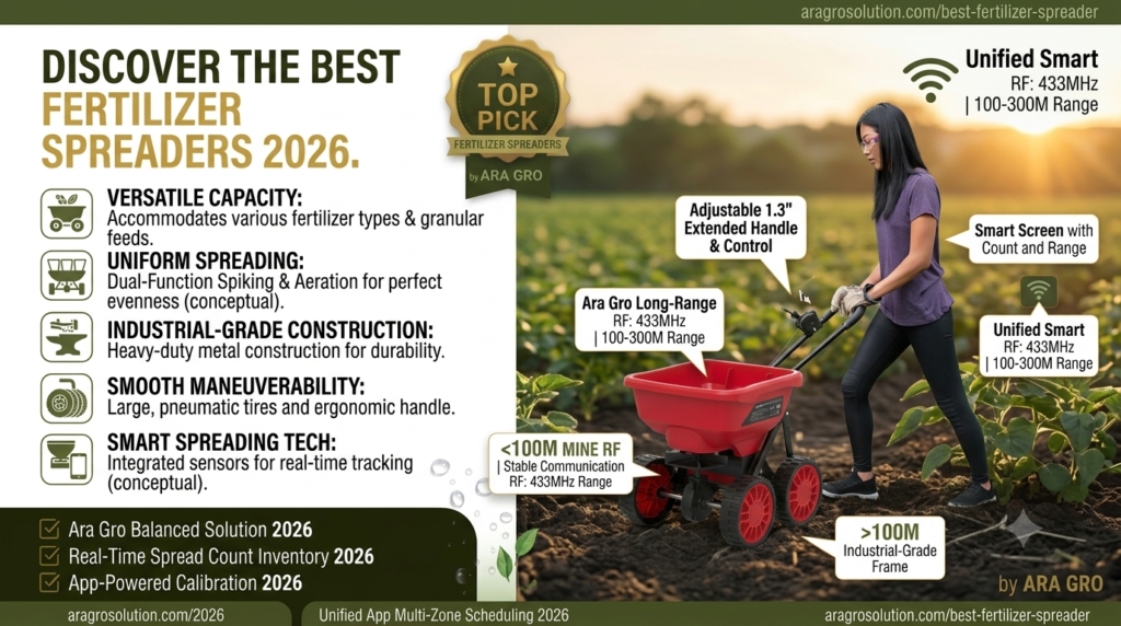 Fertilizer Spreader for Lawn