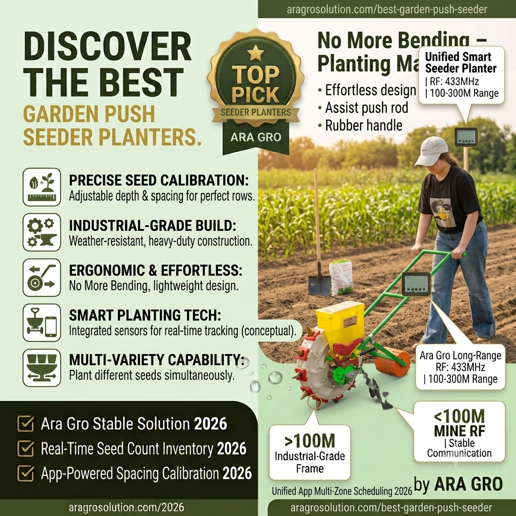 Best Garden Push Seeder Planter