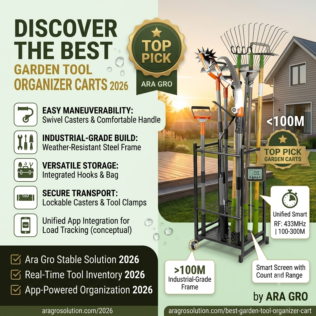 Best Garden Tool Organizer Cart