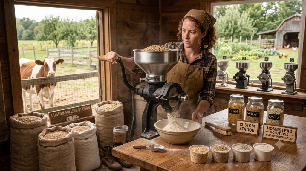 Best hand-cranked grain mill