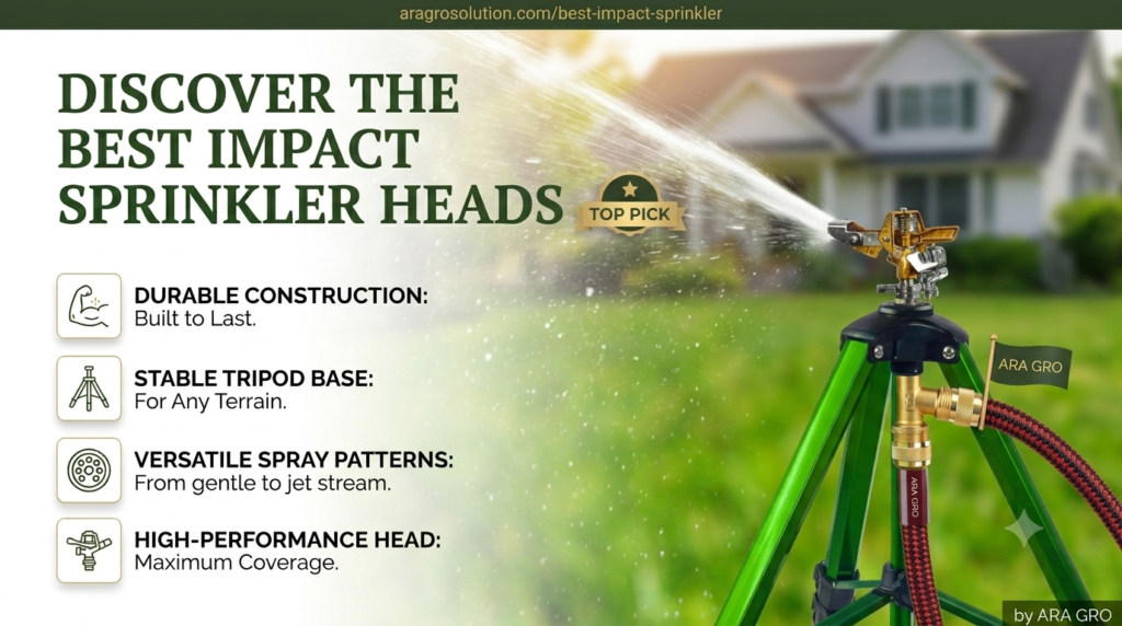 best Impact Sprinkler Head on Tripod Base