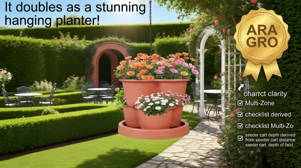 Best 5 Tier Stackable Vertical Garden Planters