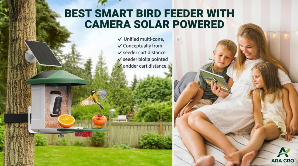 Best Smart Bird Feeder with Camera Solar Powered