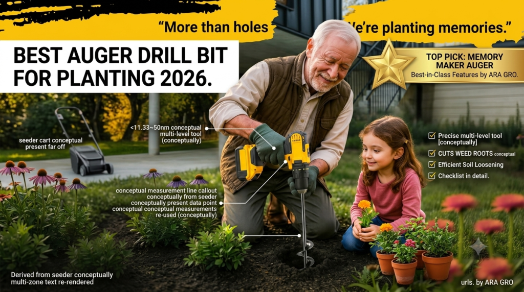 Best Auger Drill Bit for Planting