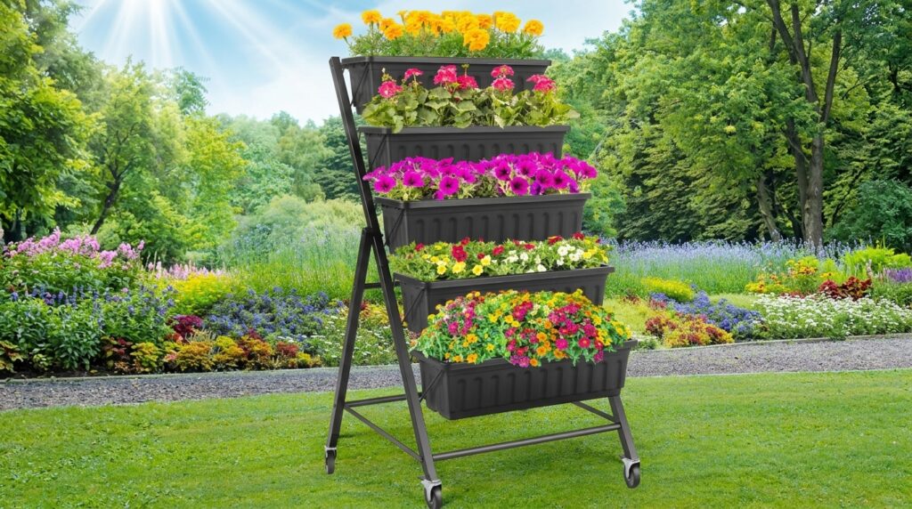 Freestanding Vertical Raised Bed