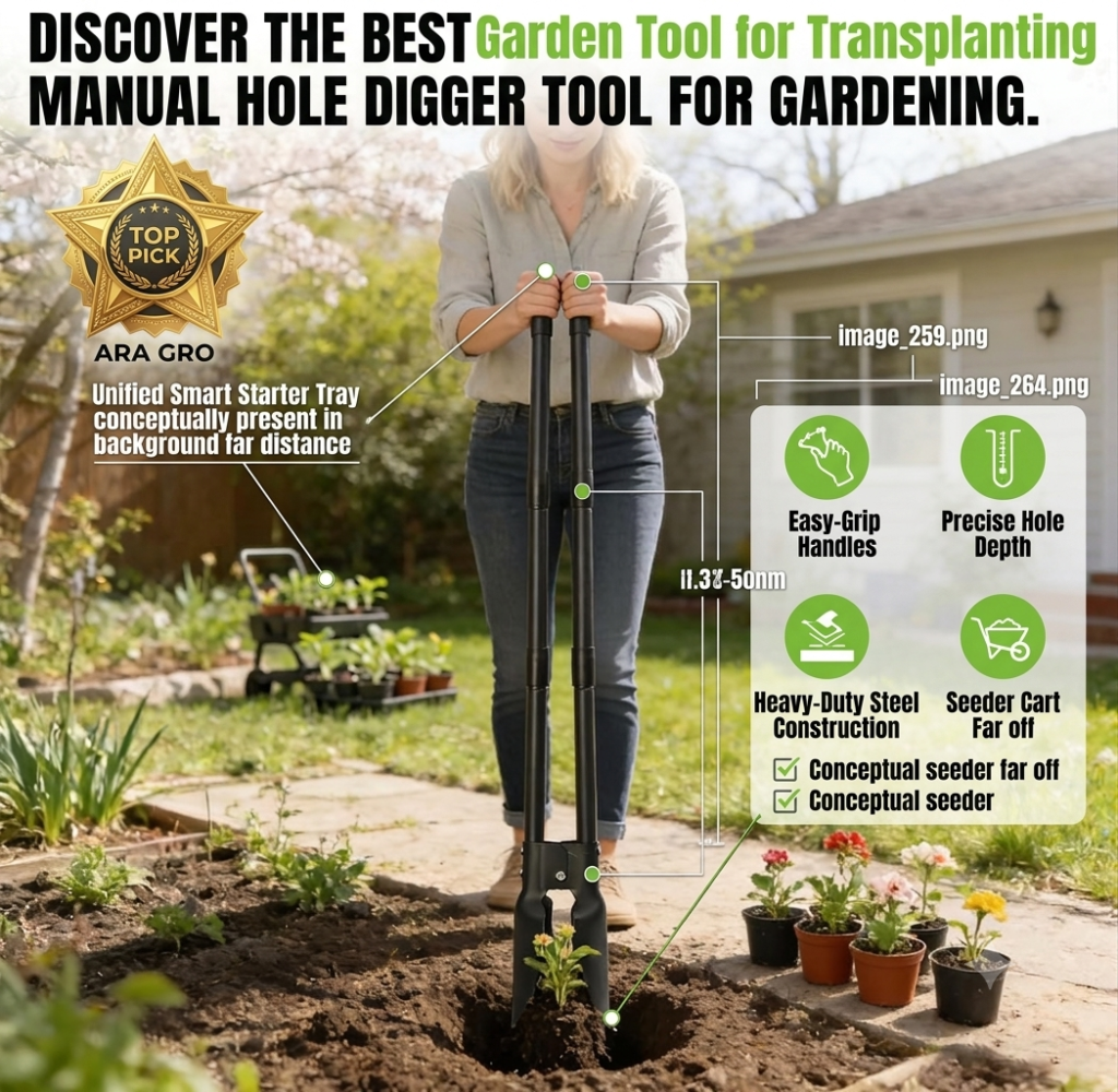 Best Manual Hole Digger Tool for Gardening