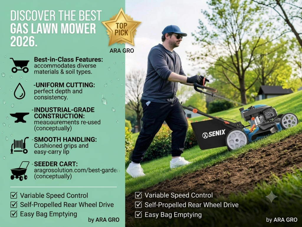 Self Propelled Gas Lawn Mower