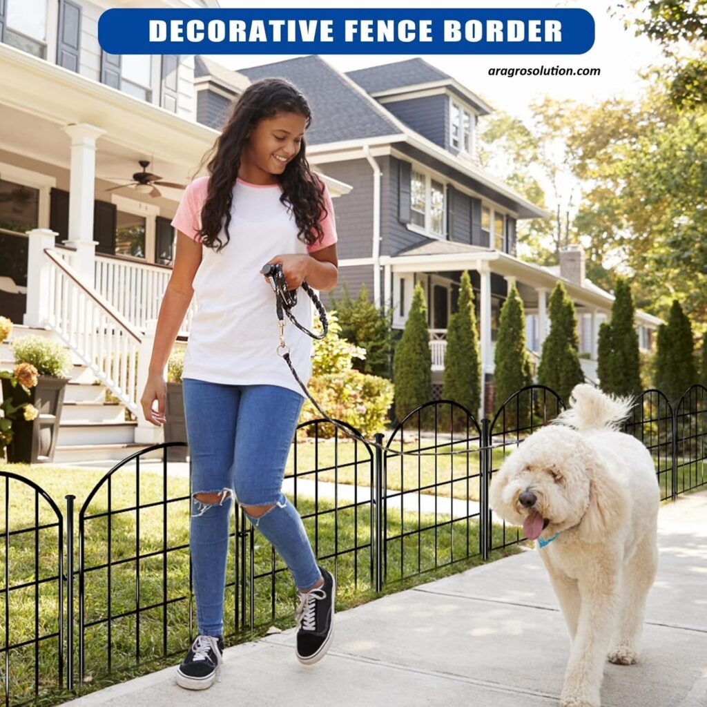 best metal decorative garden fence